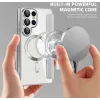 Coque portefeuille Phonesta Luxury Crystal avec MagSafe pour Samsung Galaxy S25 Ultra - Argent 5