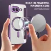 Coque portefeuille Phonesta Luxury Crystal avec MagSafe pour Google Pixel 9a - Violet foncé 4