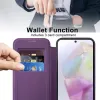 Coque portefeuille Phonesta Luxury Crystal avec MagSafe pour Samsung Galaxy A36/A56 - Violet foncé 5