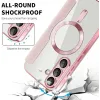 Coque portefeuille Phonesta Luxury Crystal avec MagSafe pour Samsung Galaxy A36/A56 - Rose 7