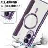 Coque portefeuille Phonesta Luxury Crystal avec MagSafe pour Samsung Galaxy S25 Edge - Violet foncé 6