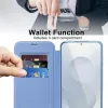Coque portefeuille Phonesta Luxury Crystal avec MagSafe pour Samsung Galaxy S25 Edge - Bleu clair 4