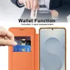 Coque portefeuille Phonesta Luxury Crystal avec MagSafe pour Samsung Galaxy S26 - Orange 2