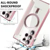 Coque portefeuille Phonesta Luxury Crystal Puffed avec MagSafe pour Samsung Galaxy S24 Ultra - Rose 6