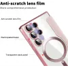Coque portefeuille Phonesta Luxury Crystal Puffed avec MagSafe pour Samsung Galaxy S24 Ultra - Rose 7