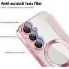 Coque portefeuille Phonesta Luxury Crystal Puffed avec MagSafe pour Samsung Galaxy S25/S24 - Rose 6