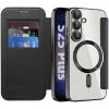 Coque portefeuille Phonesta Luxury Crystal Puffed avec MagSafe pour Samsung Galaxy S25/S24 - Noir 2