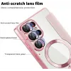 Coque portefeuille Phonesta Luxury Crystal Puffed avec MagSafe pour Samsung Galaxy S25 Ultra - Rose 6