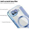 Coque portefeuille Phonesta Luxury Crystal Puffed avec MagSafe pour Google Pixel 9a - Bleu clair 8