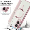 Coque portefeuille Phonesta Luxury Crystal Puffed avec MagSafe pour Samsung Galaxy S25 Edge - Rose 6