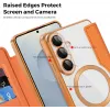 Coque portefeuille Phonesta Luxury Crystal Puffed avec MagSafe pour Samsung Galaxy S26 Plus - Orange 6