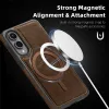 Coque portefeuille Phonesta Luxury Leather avec MagSafe pour Samsung Galaxy S25 Edge - Marron foncé 4