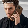 Coque portefeuille Phonesta Luxury Leather avec MagSafe pour Google Pixel 9a - Marron foncé 9