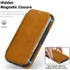 Coque portefeuille Phonesta Luxury Leather avec MagSafe pour Google Pixel 9a - Marron clair 5