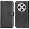 Coque portefeuille Phonesta Litchi Skin pour Xiaomi Redmi 14C / Xiaomi Poco C75 - Noir 0