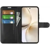Coque portefeuille Phonesta Litchi Skin pour Realme 14 Pro Plus - Noir 3