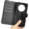 Coque portefeuille Phonesta Litchi Skin pour Realme 14 Pro Plus - Noir 5