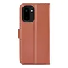 Coque portefeuille Phonesta Litchi Skin pour OnePlus 15R - Marron 2