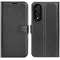 Coque portefeuille Phonesta Litchi Skin pour OnePlus Nord 5 - Noir