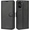 Coque portefeuille Phonesta Litchi Skin pour OnePlus Nord CE5 - Noir 0