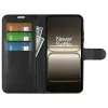 Coque portefeuille Phonesta Litchi Skin pour OnePlus Nord CE5 - Noir 3
