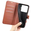 Coque portefeuille Phonesta Litchi Skin pour Xiaomi 15T Pro - Marron 5