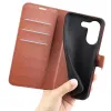 Coque portefeuille Phonesta Litchi Skin pour Xiaomi Poco X8 Pro - Marron 5