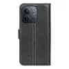 Coque portefeuille Phonesta Litchi Skin pour Xiaomi Redmi 15C / Xiaomi Poco C85 - Noir 2
