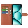 Coque portefeuille Phonesta Litchi Skin pour Xiaomi Redmi Note 15 Pro Plus / Xiaomi Poco M8 Pro - Marron 3
