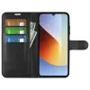 Coque portefeuille Phonesta Litchi Skin pour Xiaomi Redmi A7 Pro - Noir 3