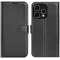 Coque portefeuille Phonesta Litchi Skin pour Oppo Reno15 - Noir