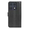 Coque portefeuille Phonesta Litchi Skin pour Motorola Signature - Noir 2
