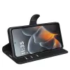 Coque portefeuille Phonesta Litchi Skin pour Motorola Signature - Noir 4