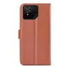 Coque portefeuille Phonesta Litchi Skin pour Asus ROG Phone 9/9 Pro - Marron 2
