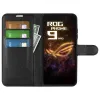 Coque portefeuille Phonesta Litchi Skin pour Asus ROG Phone 9/9 Pro - Noir 3