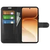 Coque portefeuille Phonesta Litchi Skin pour HONOR 600/600 Pro - Noir 3