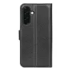 Coque portefeuille Phonesta Litchi Skin pour Samsung Galaxy A37 - Noir 2