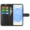 Coque portefeuille Phonesta Litchi Skin pour Samsung Galaxy S26 Plus - Noir 3