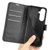 Coque portefeuille Phonesta Litchi Skin pour Samsung Galaxy S26 Plus - Noir 5