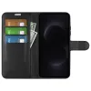Coque portefeuille Phonesta Litchi Skin pour Samsung Galaxy S26 Ultra - Noir 3