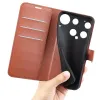 Coque portefeuille Phonesta Litchi Skin pour Nothing Phone (3) - Marron 5