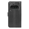 Coque portefeuille Phonesta Litchi Skin pour Nothing Phone (3a) - Noir 2
