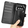 Coque portefeuille Phonesta Litchi Skin pour Nothing Phone (3a) - Noir 5