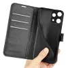 Coque portefeuille Phonesta Litchi Skin pour Nothing Phone (3a) Lite - Noir 5