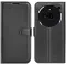 Coque portefeuille Phonesta Litchi Skin pour Nothing Phone (3a) Pro - Noir