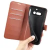 Coque portefeuille Phonesta Litchi Skin pour Nothing Phone (4a) - Marron 5