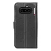 Coque portefeuille Phonesta Litchi Skin pour Nothing Phone (4a) - Noir 2