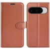 Coque portefeuille Phonesta Litchi Skin pour Google Pixel 10 / 10 Pro - Marron 0