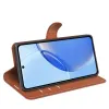Coque portefeuille Phonesta Litchi Skin pour Realme 16 Pro - Marron 4