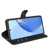 Coque portefeuille Phonesta Litchi Skin pour Realme 16 Pro - Noir 4